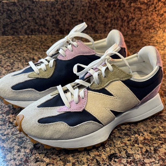 New Balance Shoes - New Balance 327 Natural Indigo And Raw Amethyst Women’s Sneakers Size 8 New